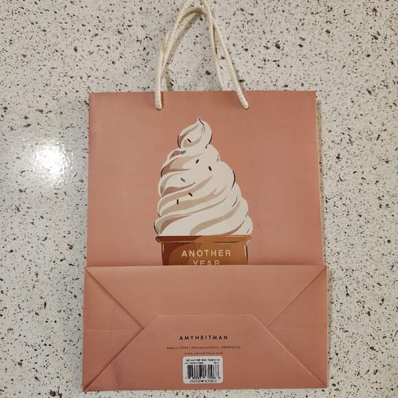 Amy Heitman Another Year Sweeter Ice Cream Birthday Gift Bag - Picture 2 of 7
